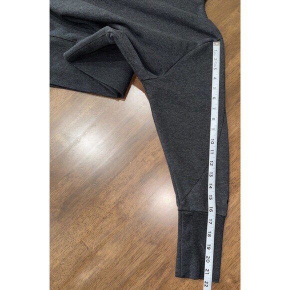 Nike Dri-Fit Cropped Sweatshirt Women's M Gray Funnel Neck Athleisure Pullover - Picture 14 of 15